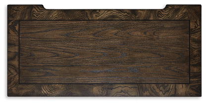 Maylee King Canopy Bed, Dresser, Mirror and Chest