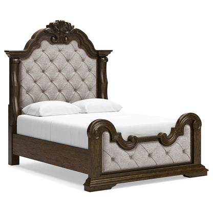 Maylee Queen Upholstered Bedroom Set with 2 Nightstands