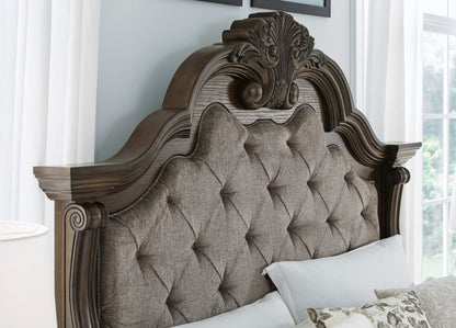 Maylee Queen Upholstered Bedroom Set with 2 Nightstands