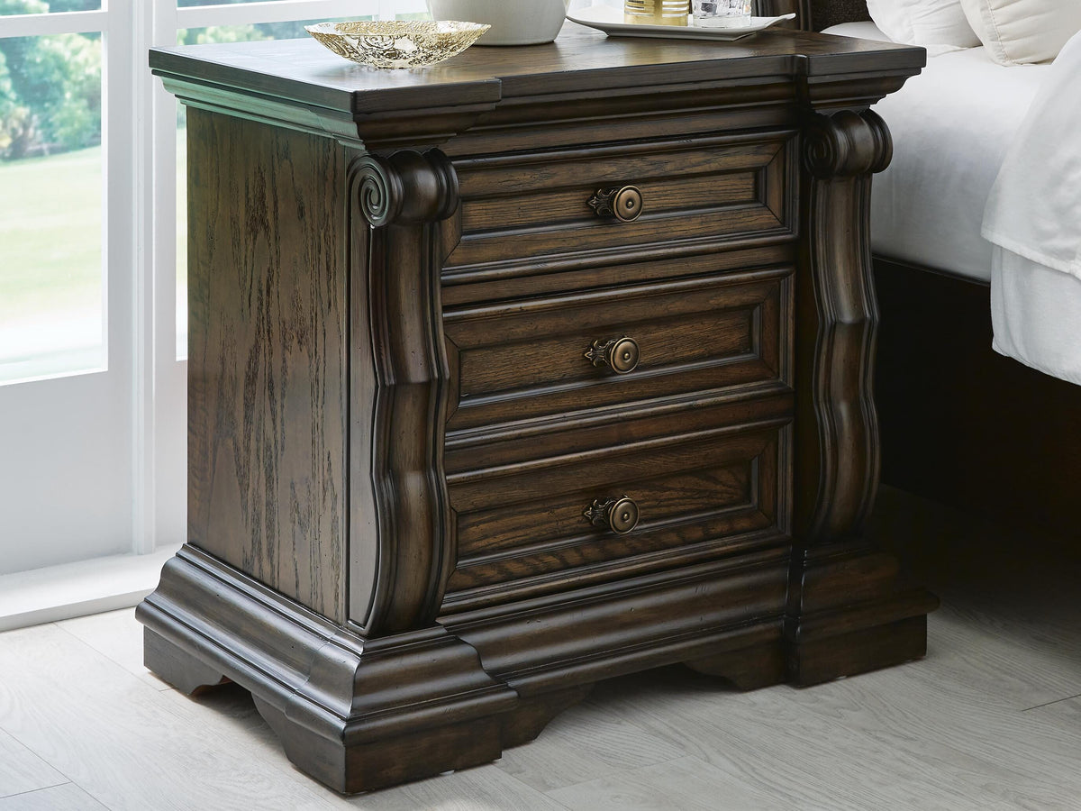 Maylee Three Drawer Night Stand