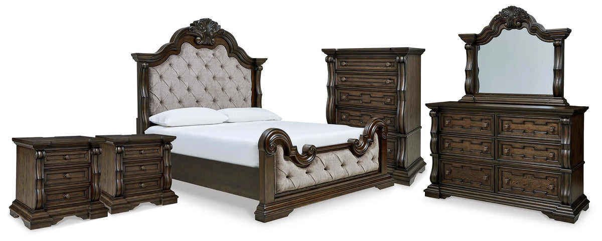 Maylee 6PC Queen Bedroom Set with 2 Nightstands