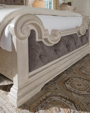 Andonhall King Upholstered Panel Bed