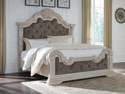 Andonhall California King Upholstered Panel Bed