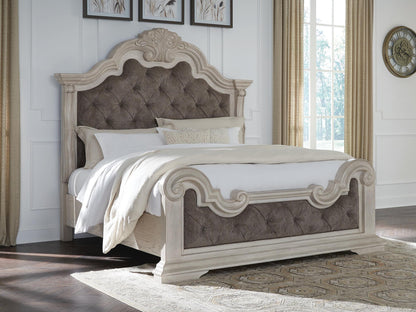 Andonhall California King Upholstered Panel Bed