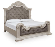 Andonhall California King Upholstered Panel Bed