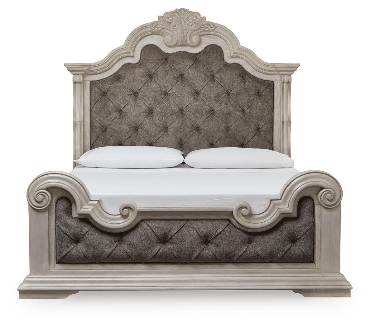 Andonhall California King Upholstered Panel Bed