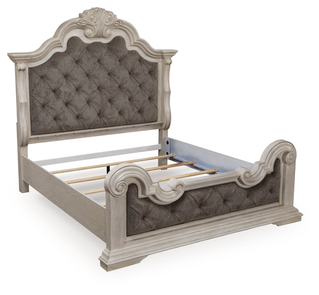 Andonhall King Upholstered Panel Bed