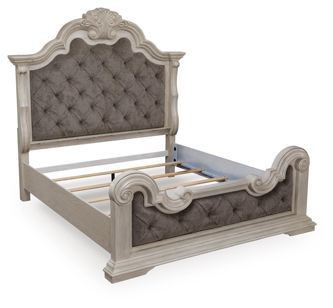 Andonhall California King Upholstered Panel Bed