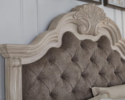 Andonhall California King Upholstered Panel Bed