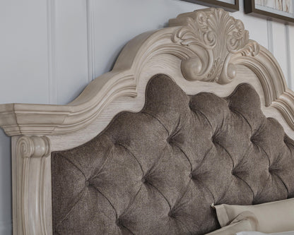 Andonhall California King Upholstered Panel Bed