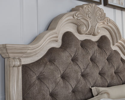 Andonhall California King Upholstered Panel Bed