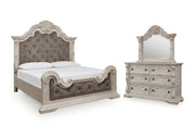 Andonhall Queen Upholstered Bedroom Set