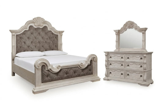 Andonhall Queen Upholstered Bedroom Set
