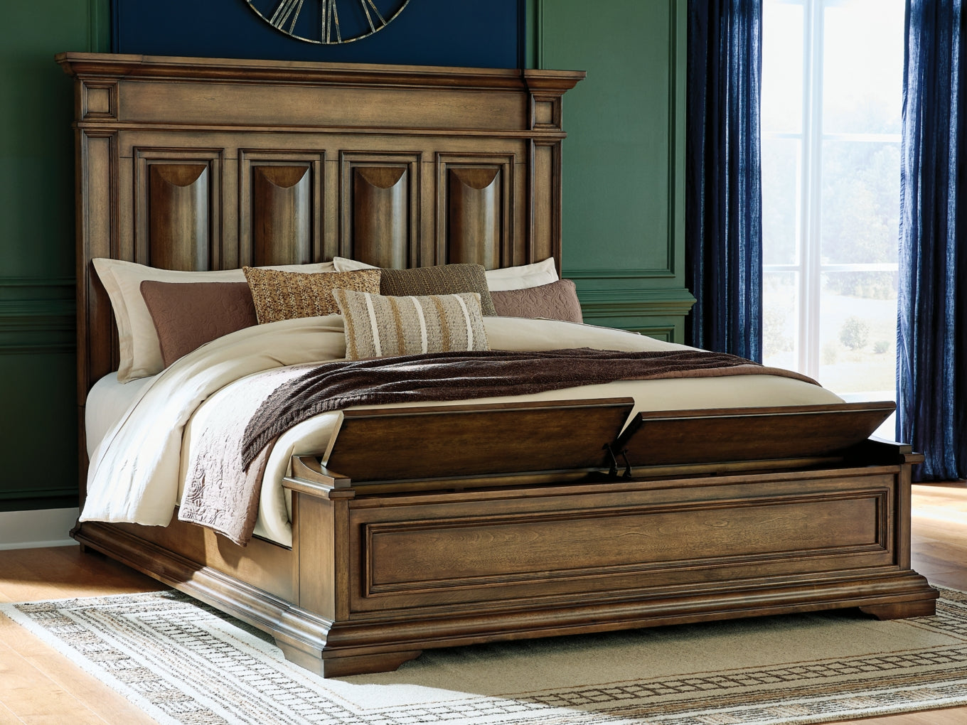 Channley California King Panel Storage Bed