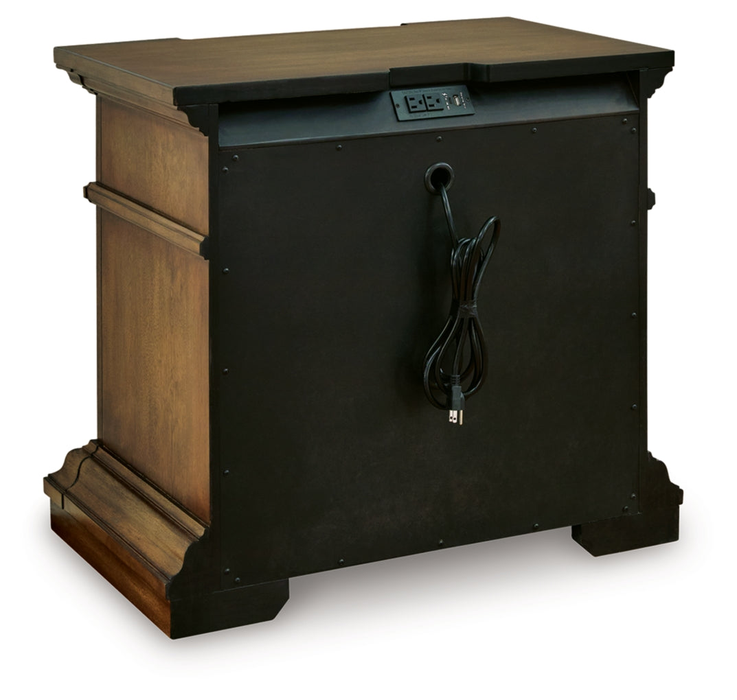 Channley Three Drawer Night Stand