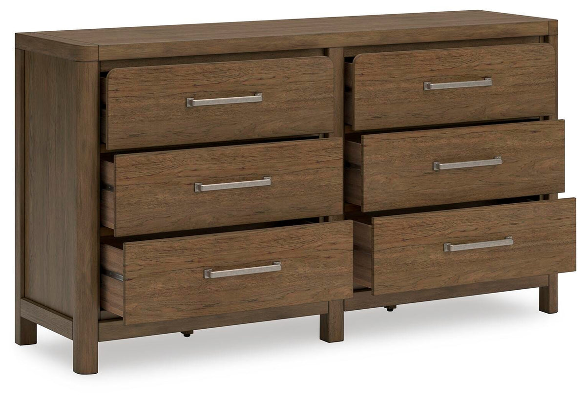 Cabalynn King Upholstered Bed, Dresser and 2 Nightstands