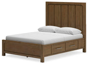 Cabalynn Queen Panel Storage Bed, Dresser, Mirror and 2 Nightstands