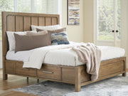 Cabalynn California King Panel Bed with Storage