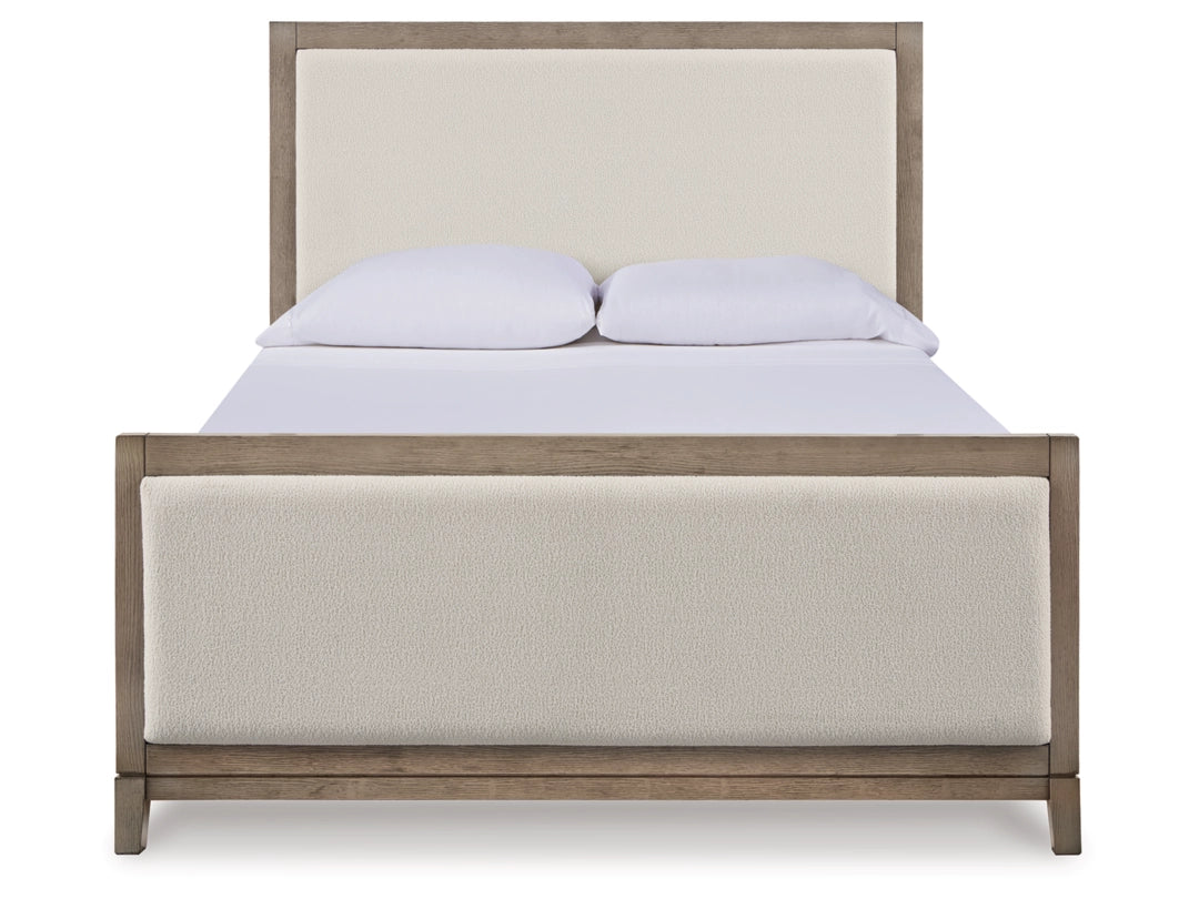 Chrestner Queen Upholstered Panel Bed