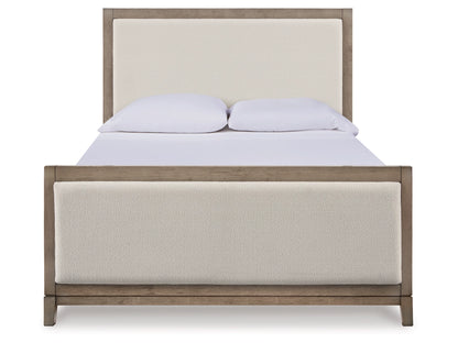 Chrestner Queen Upholstered Panel Bed