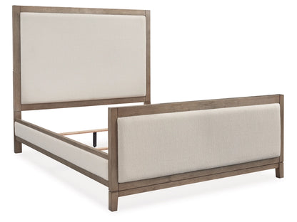 Chrestner Queen Upholstered Panel Bed