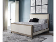 Chrestner Queen Upholstered Panel Bed