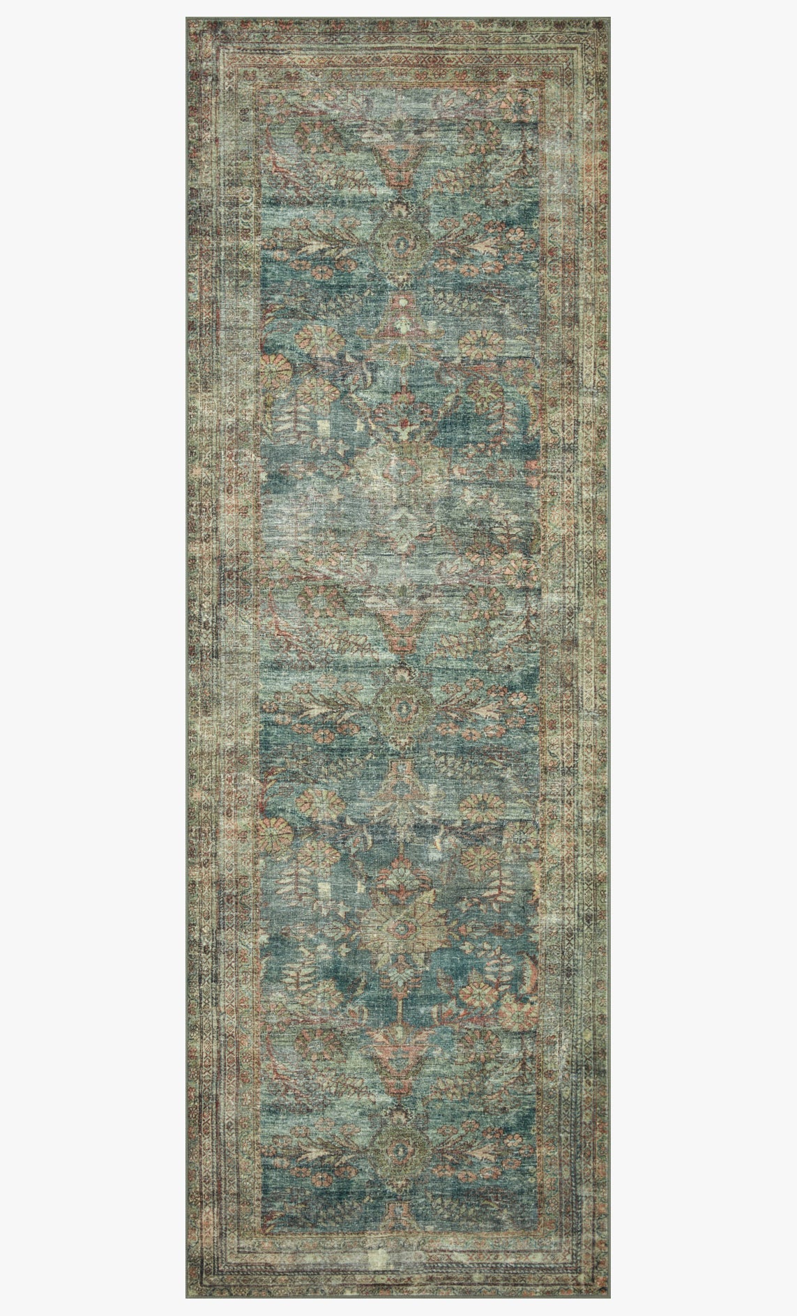 Magnolia Home de Joanna Gaines x Loloi Banks BAN-01 Océano / Especias