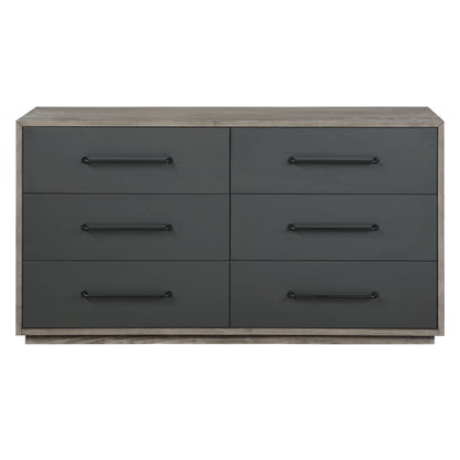 Cómoda Estevon de 6 cajones y 60" de largo