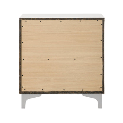 Mesita de noche Casilda de 2 cajones y 23" de alto