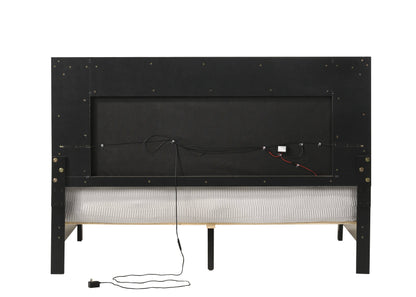 Cama tapizada Casilda con LED