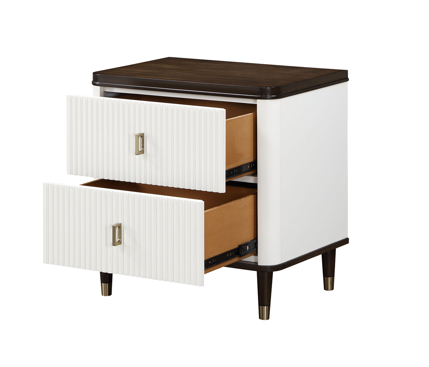 Carena 2 Drawers 27"H Nightstand with USB