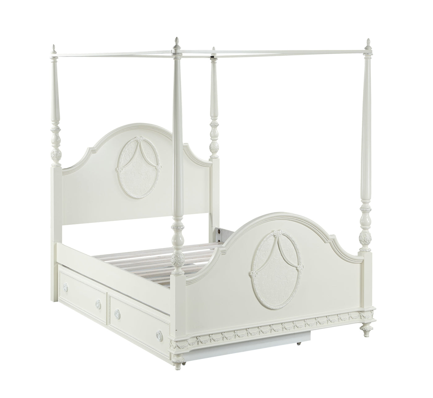 Cama Dorothy de madera maciza para adolescentes