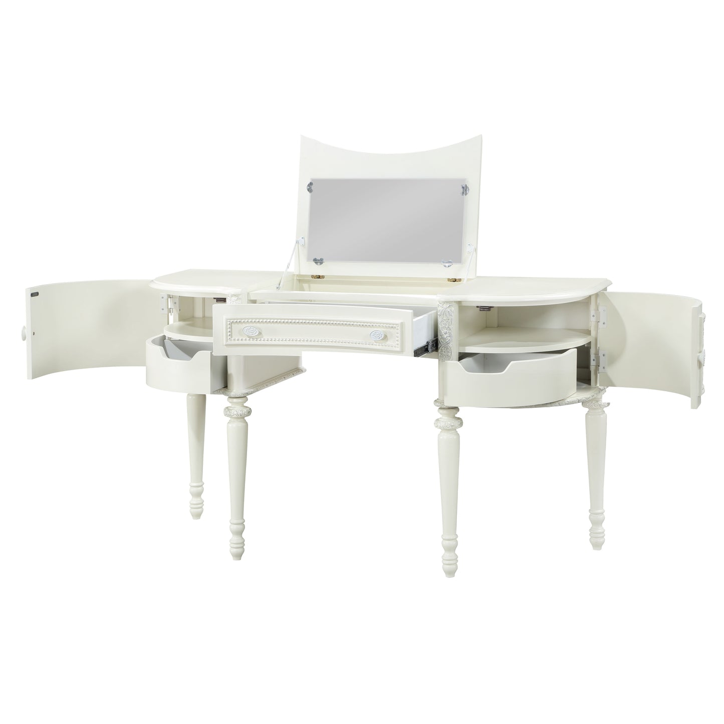 Dorothy 52"L Vanity Desk with Mirror