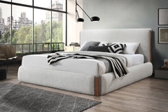 Cama de plataforma tapizada Sandro