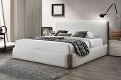 Cama de plataforma tapizada Sandro