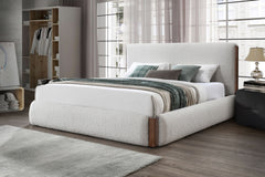 Cama de plataforma tapizada Sandro