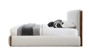 Cama de plataforma tapizada Sandro
