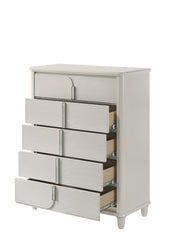 Cómoda Laveda rectangular de 5 cajones