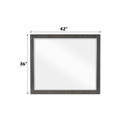 Espejo rectangular Clayten de 36'' de alto