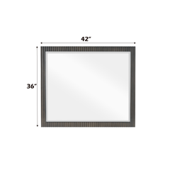 Espejo rectangular Clayten de 36'' de alto