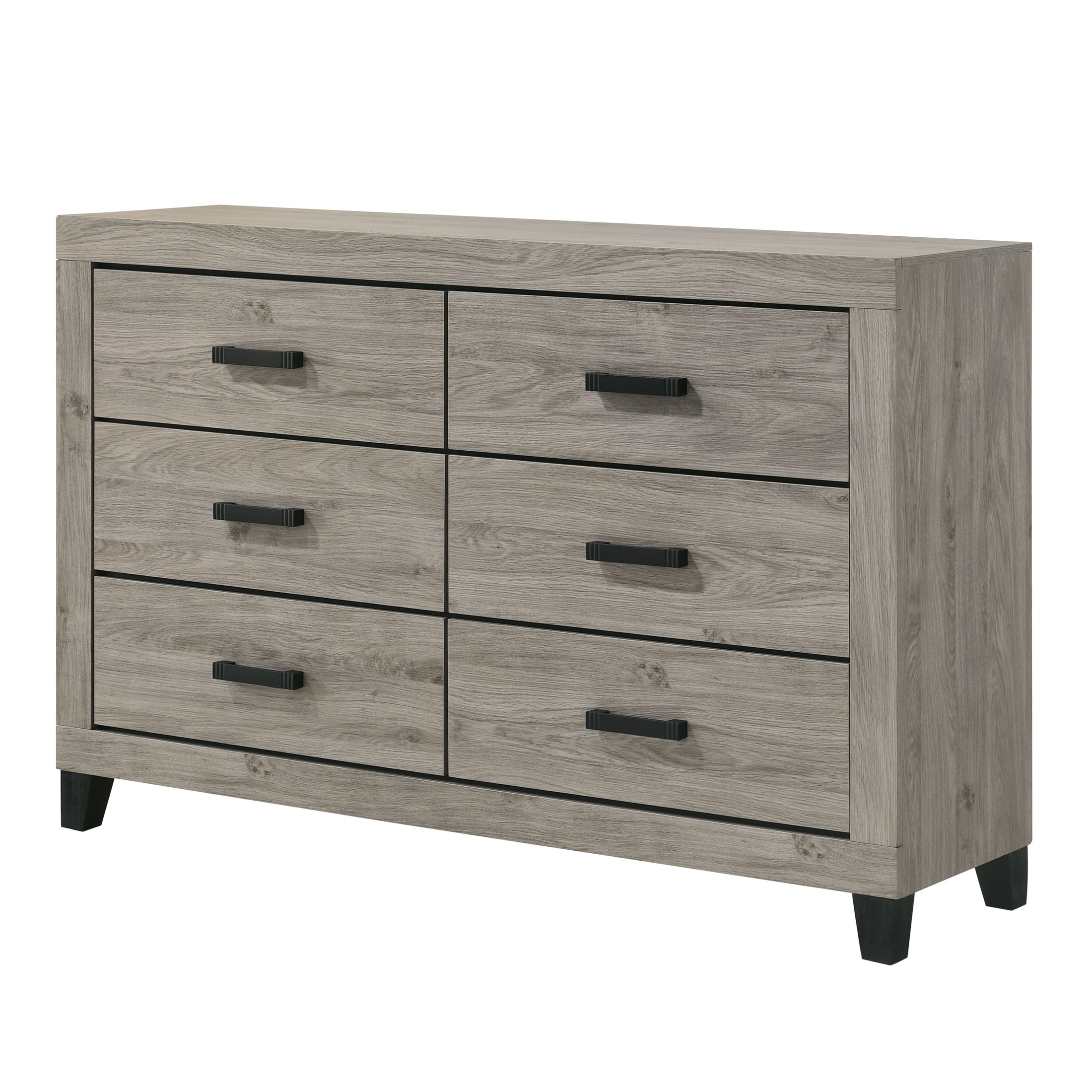 Cómoda rectangular Mari de 31" de largo y 4 cajones