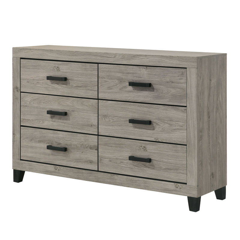 Cómoda rectangular Mari de 31" de largo y 4 cajones