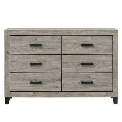 Mari 57"L Rectangular 6-Drawer Dresser