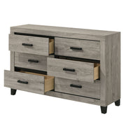 Cómoda rectangular Mari de 31" de largo y 4 cajones