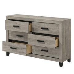 Cómoda rectangular Mari de 31" de largo y 4 cajones