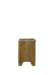 Garcia 1 - Drawer Rectangular Nightstand with LED Lighting