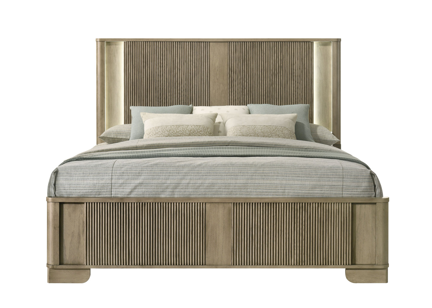 Lakkari Eastern King Bed with LED Lighting