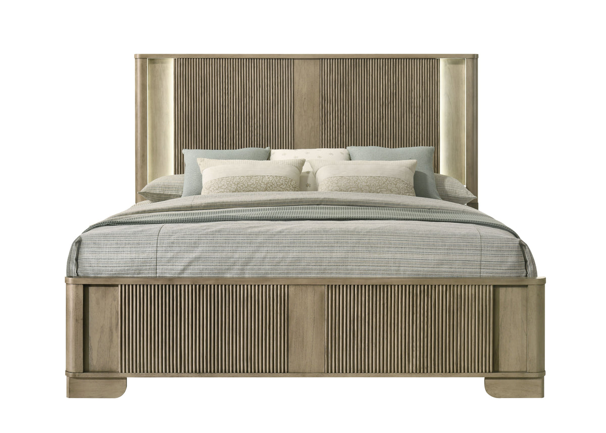 Lakkari Queen Bed with LED Lighting