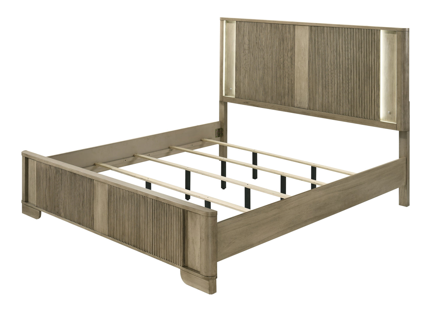 Lakkari Queen Bed with LED Lighting