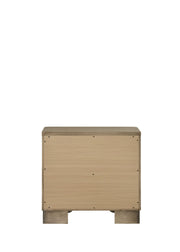 Lakkari 2 - Drawer Rectangular Nightstand with Metal Knob